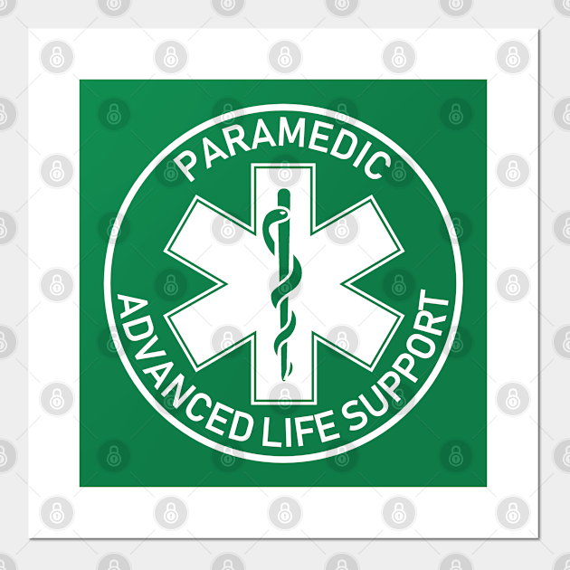 Paramedic Logo Advanced Life Support Paramedic Posters And Art Prints Teepublic 3668